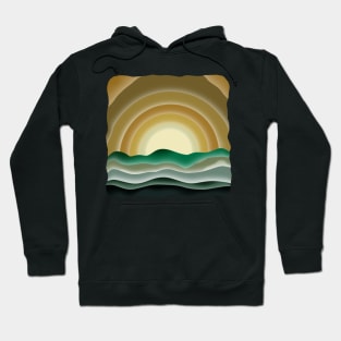 Gold and Green Delight Hoodie